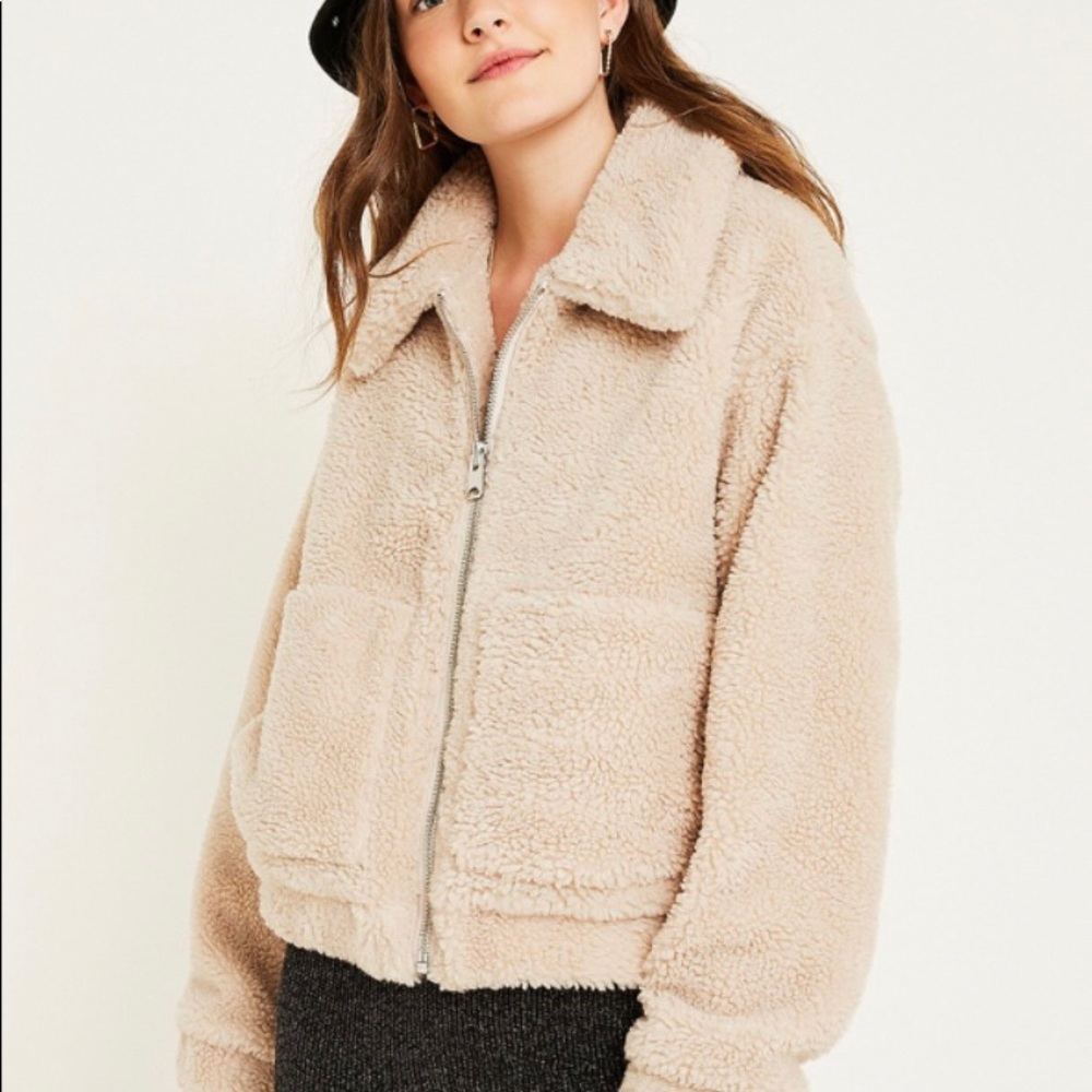 Urban Outfitters Teddy Jacket Size Sm